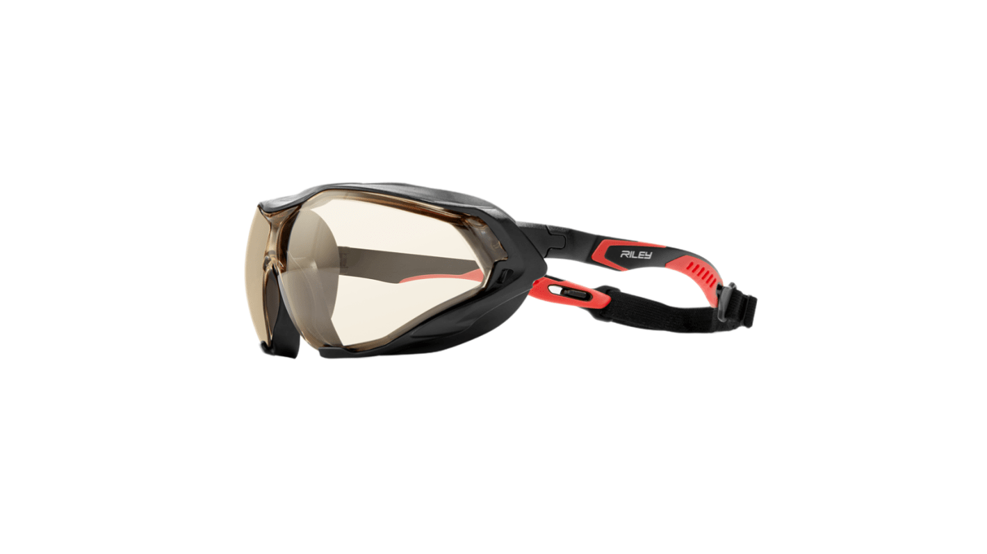 Riley Sparta Pro Anti-Mist UV Safety Glasses, LED Polycarbonate Lens, Vented