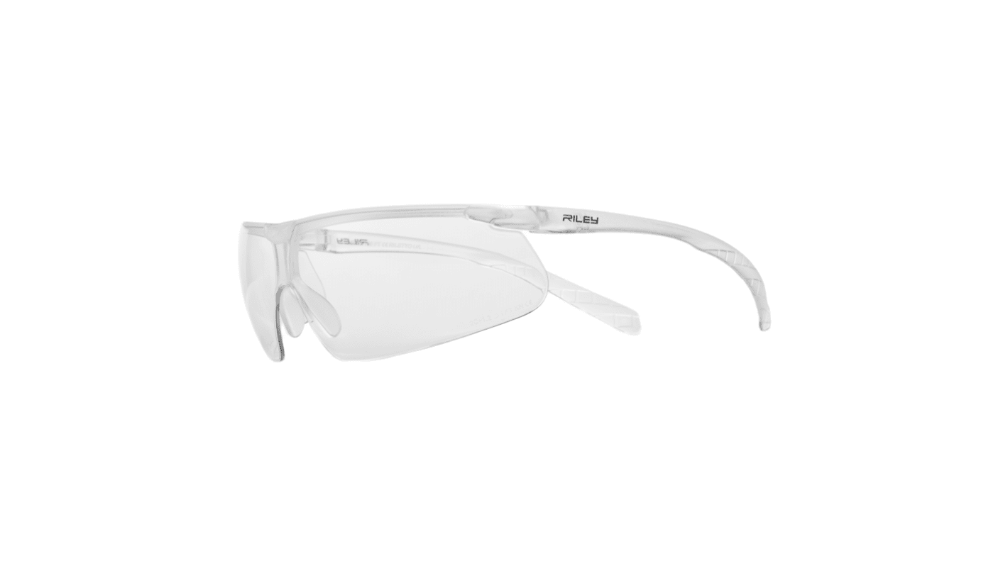 Riley Riletto Anti-Mist UV Safety Spectacles, Clear Polycarbonate Lens