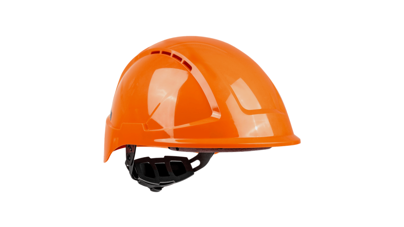 Skytec RADIUS Orange Safety Helmet, AdjustableVentilated