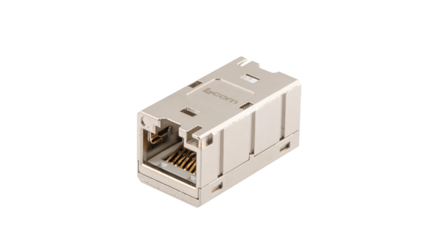 L-Com TDG Series RJ45 Coupler, Cat6a, Shielded