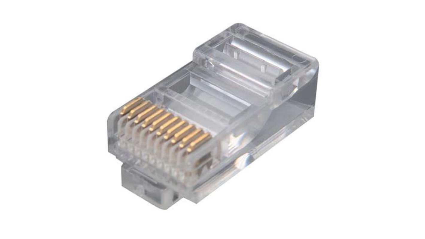 L-Com TDR Series Ethernet Connector, Surface Mount, Cat6a Straight 1 Port 1 -Way