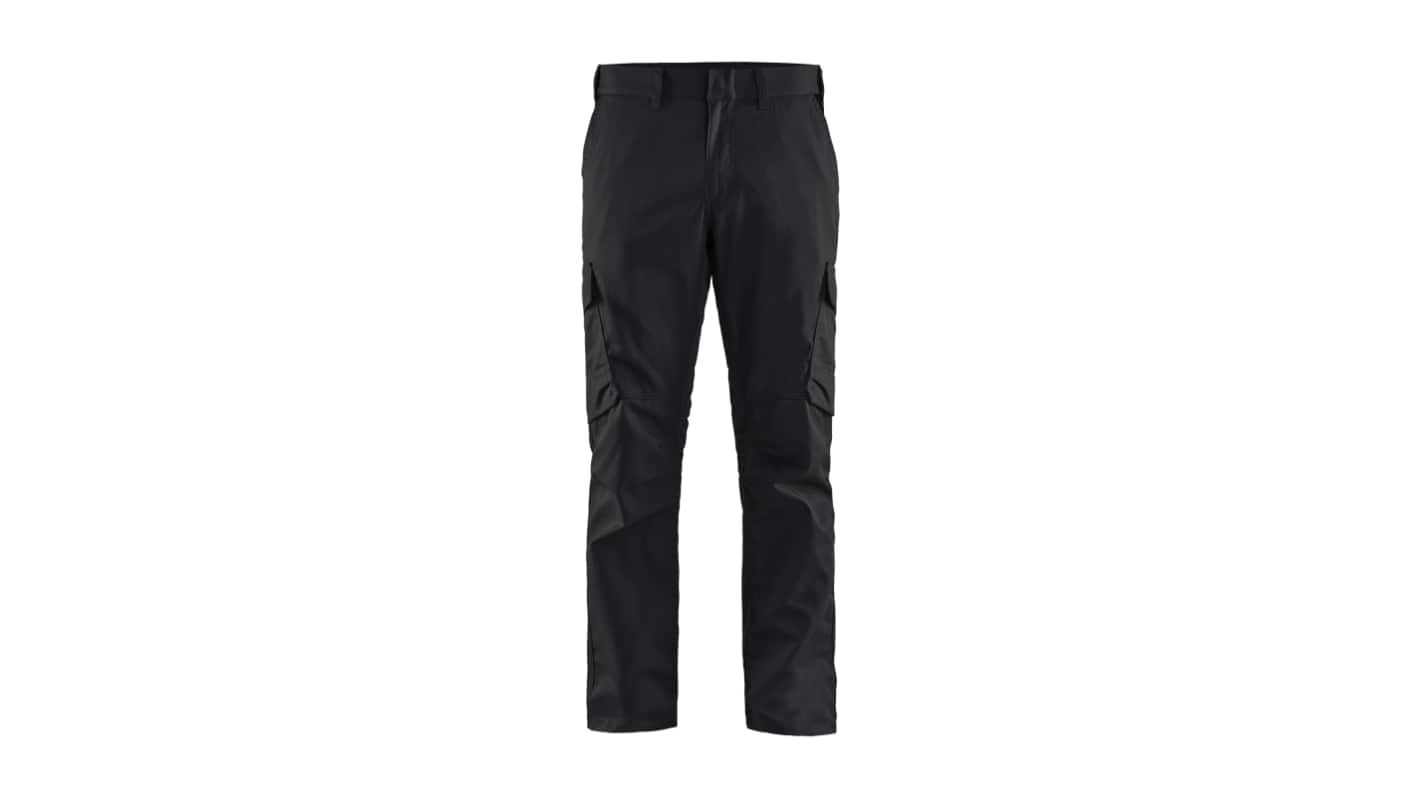 Blaklader 144418329900 Black Trousers Scratch-Free Regular, Size 50L 40in W 89cm L