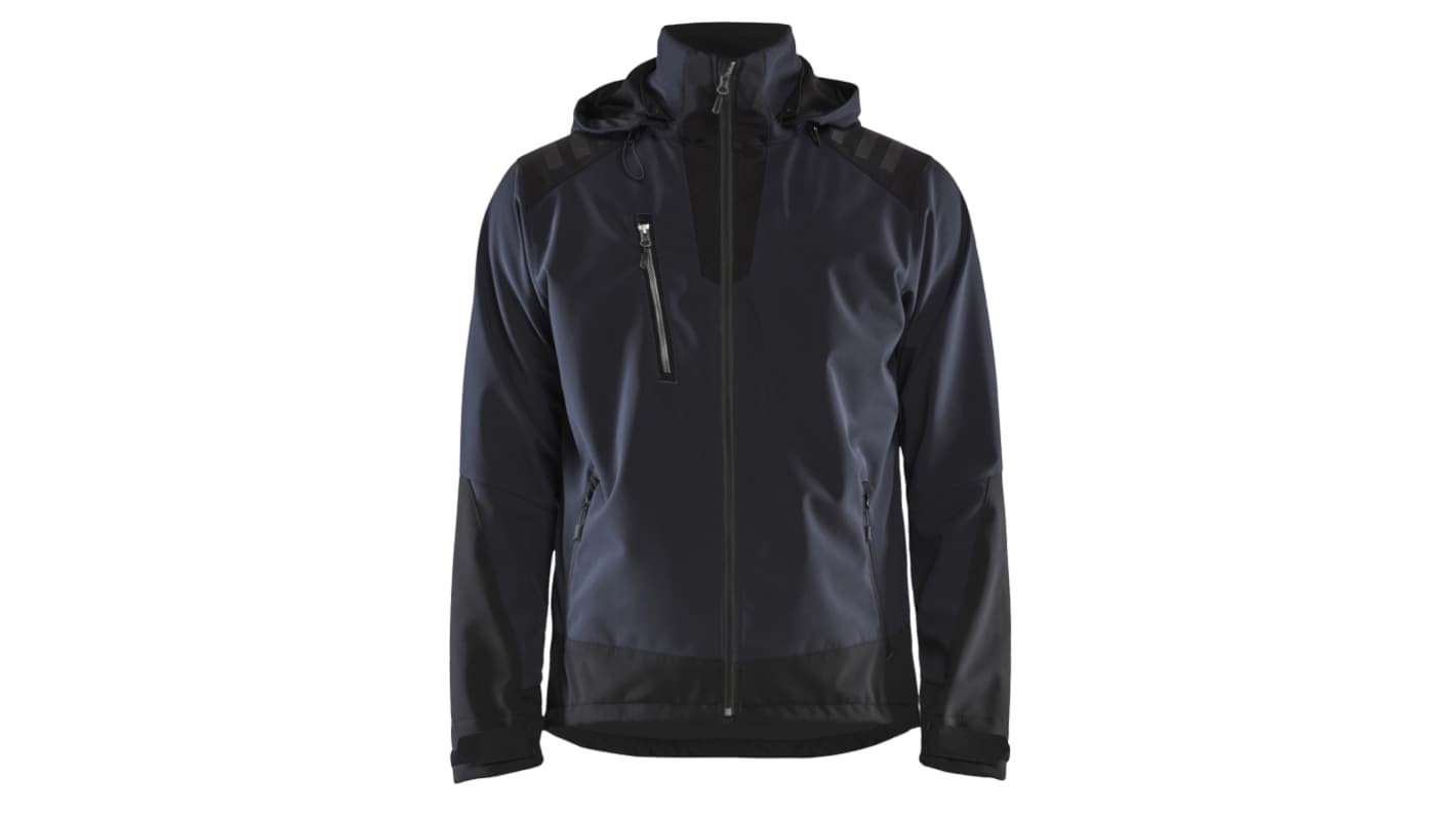 Blaklader 474925138699 Navy Blue - Black, Waterproof, Windproof Softshell Jacket, XXXXL