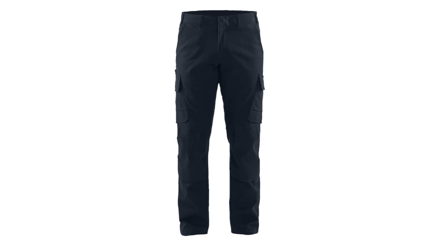 Blaklader 146613448600 Dark Navy Trousers Scratch-Free Regular, Size 38C 31in W 74cm L
