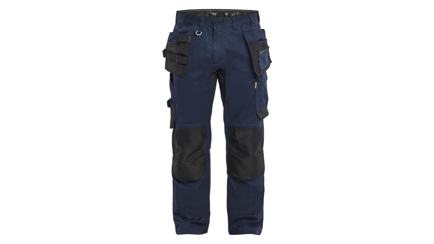 Blaklader 175018328600 Dark Navy Trousers Stretch Regular, Size 50 40in W 33.125in L