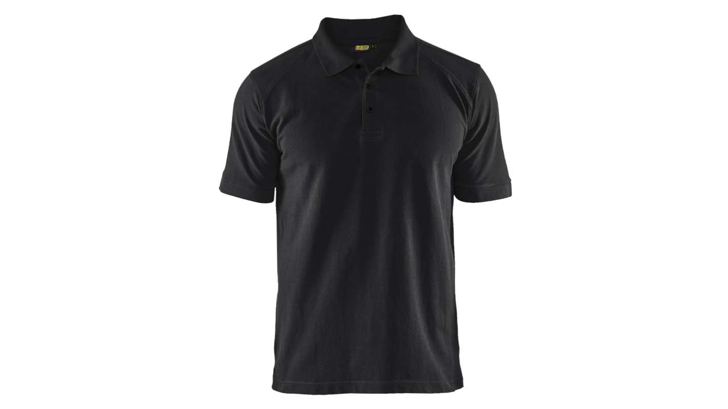 Blaklader 332410509900 Black 40% Polyester, 60% Cotton Polo Shirt, UK- XXL, EUR- XXL