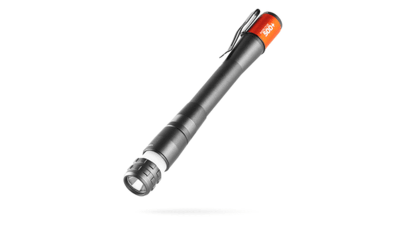 NEBO LED Pen Torch Black - Rechargeable 500 lumens, 165 mm