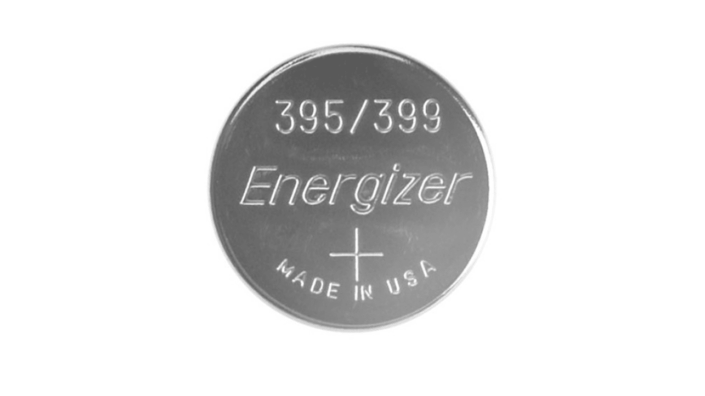 Energizer SR57 Button Battery, 1.55V, 9.5mm Diameter