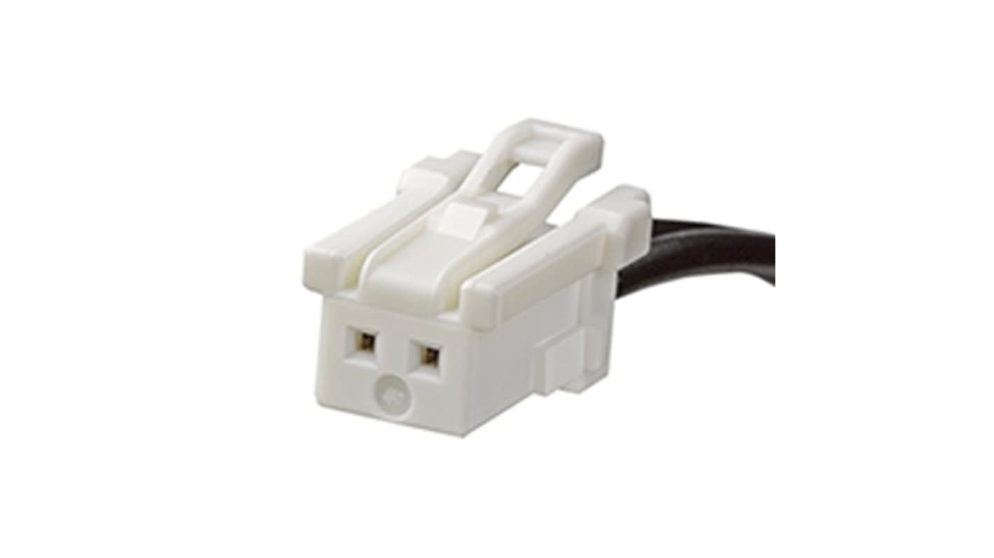 Molex 2 Way Female MicroClasp to 2 Way Female MicroClasp Wire to Board Cable Assembly, 600mm