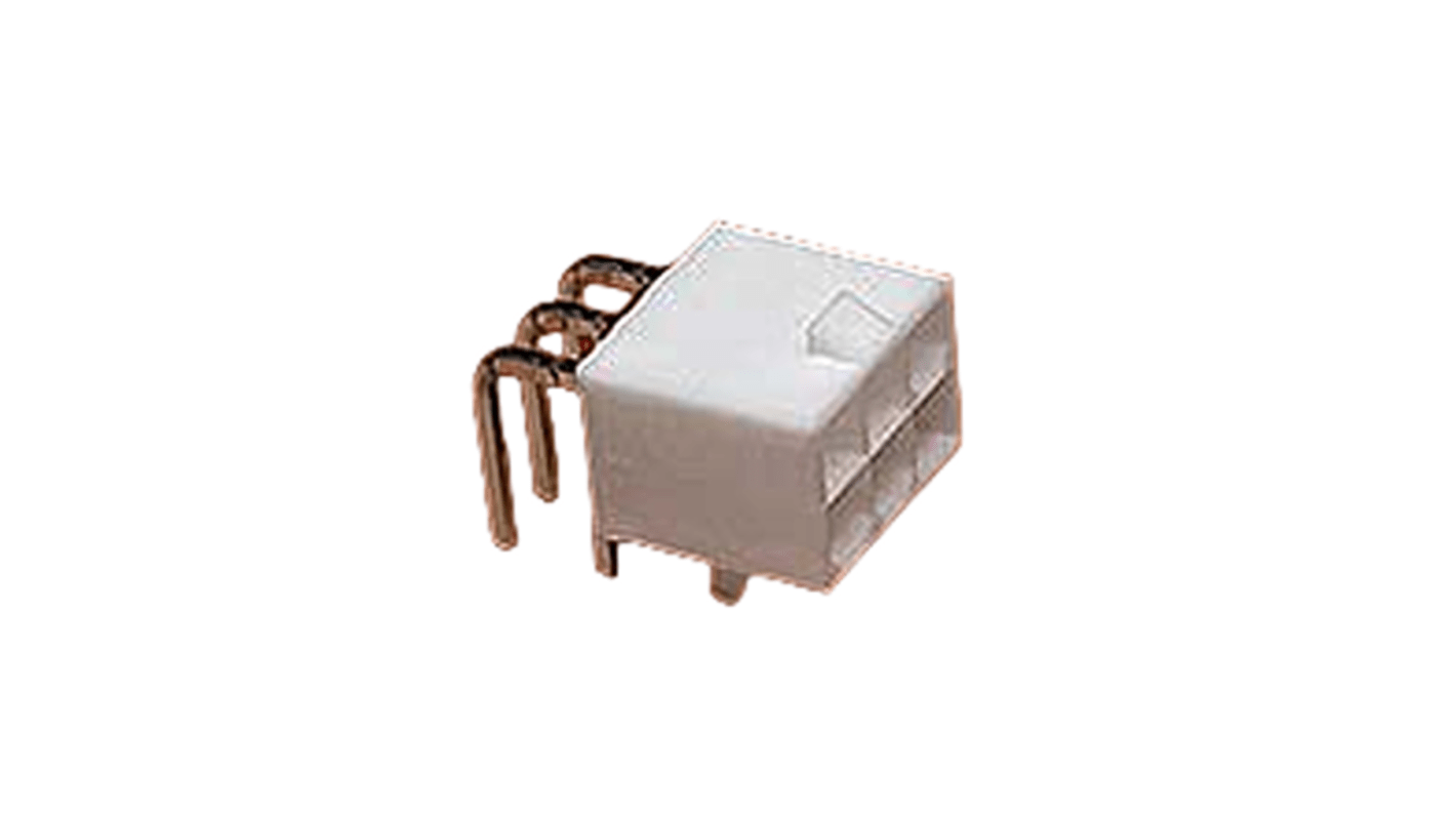 Molex 5569 Series Right Angle PCB Mount PCB Header, 24 Contact(s), 4.2mm Pitch, 2 Row(s), Shrouded