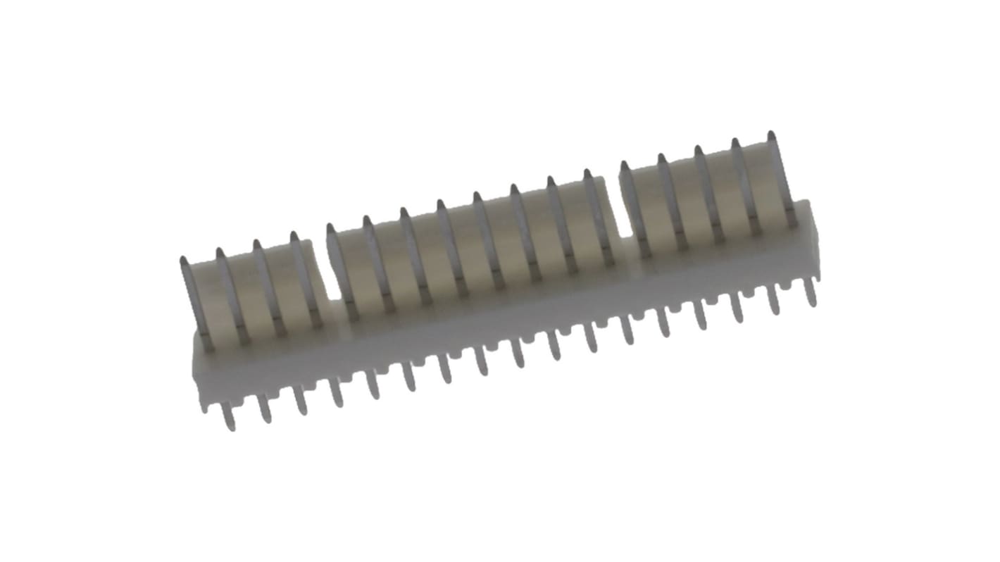 Molex 6373 Series Vertical PCB Mount PCB Header, 17 Contact(s), 2.54mm Pitch, 1 Row(s), Shrouded, Unshrouded