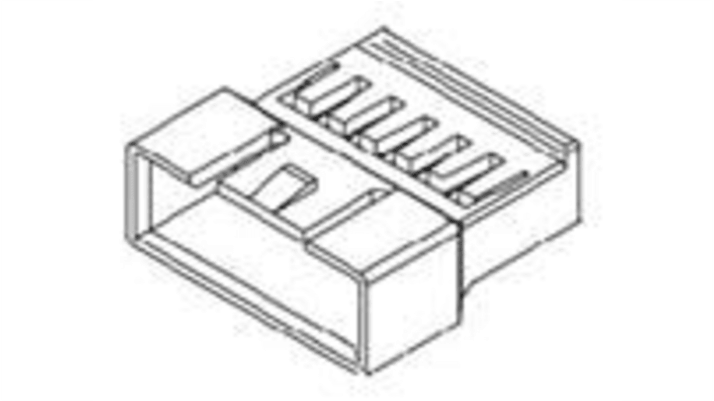 Molex, 35156 Male Connector Housing, 3.96mm Pitch, 6 Way, 1 Row