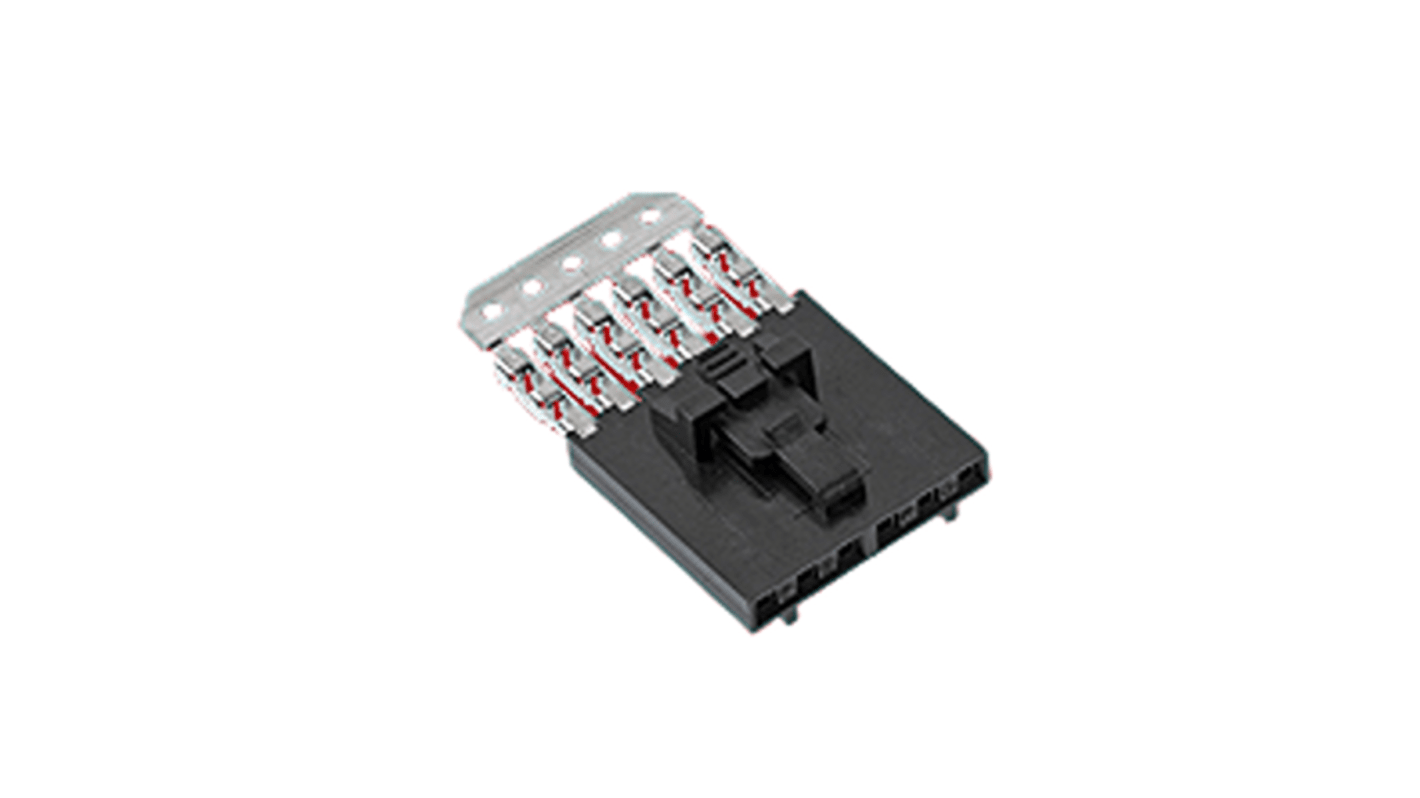 Molex 6-Way IDC Connector Socket for Cable Mount, 1-Row