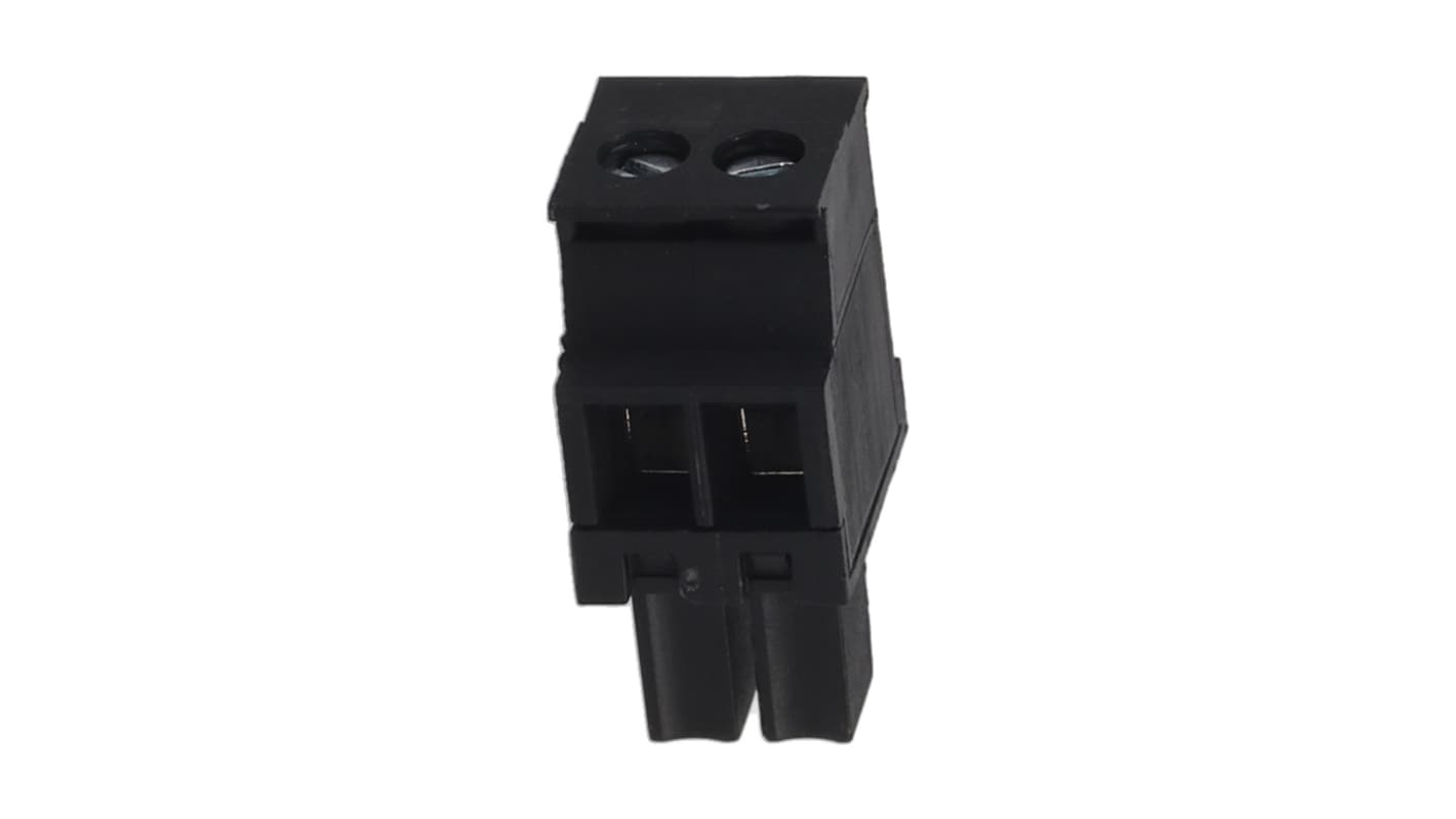Molex, 3.5mm Pitch, 39503, 2 Way, Vertical, Pluggable Terminal Block, Plug, Cable Mount, Screw Termination, 39503-2002