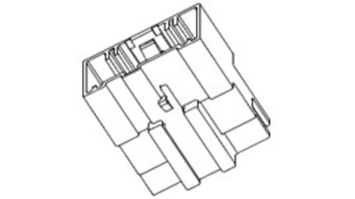 Molex, 30968 Connector Housing Plug Grey Cable Mount 10 Way, Crimp Termination 30968-1100