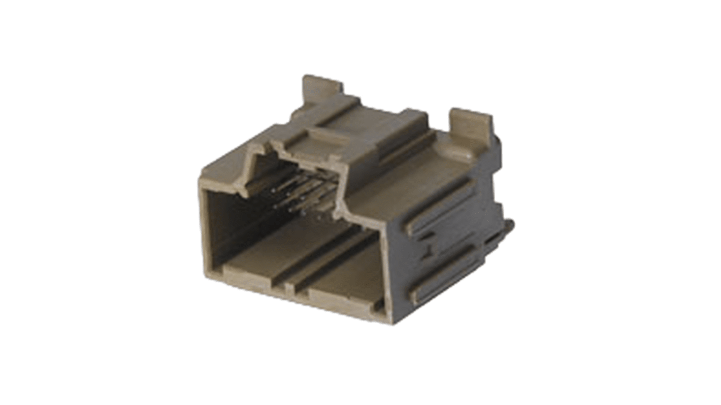 Molex, 34690 Header Plug Brown Through Hole 20 Way, Solder Termination 34690-0202