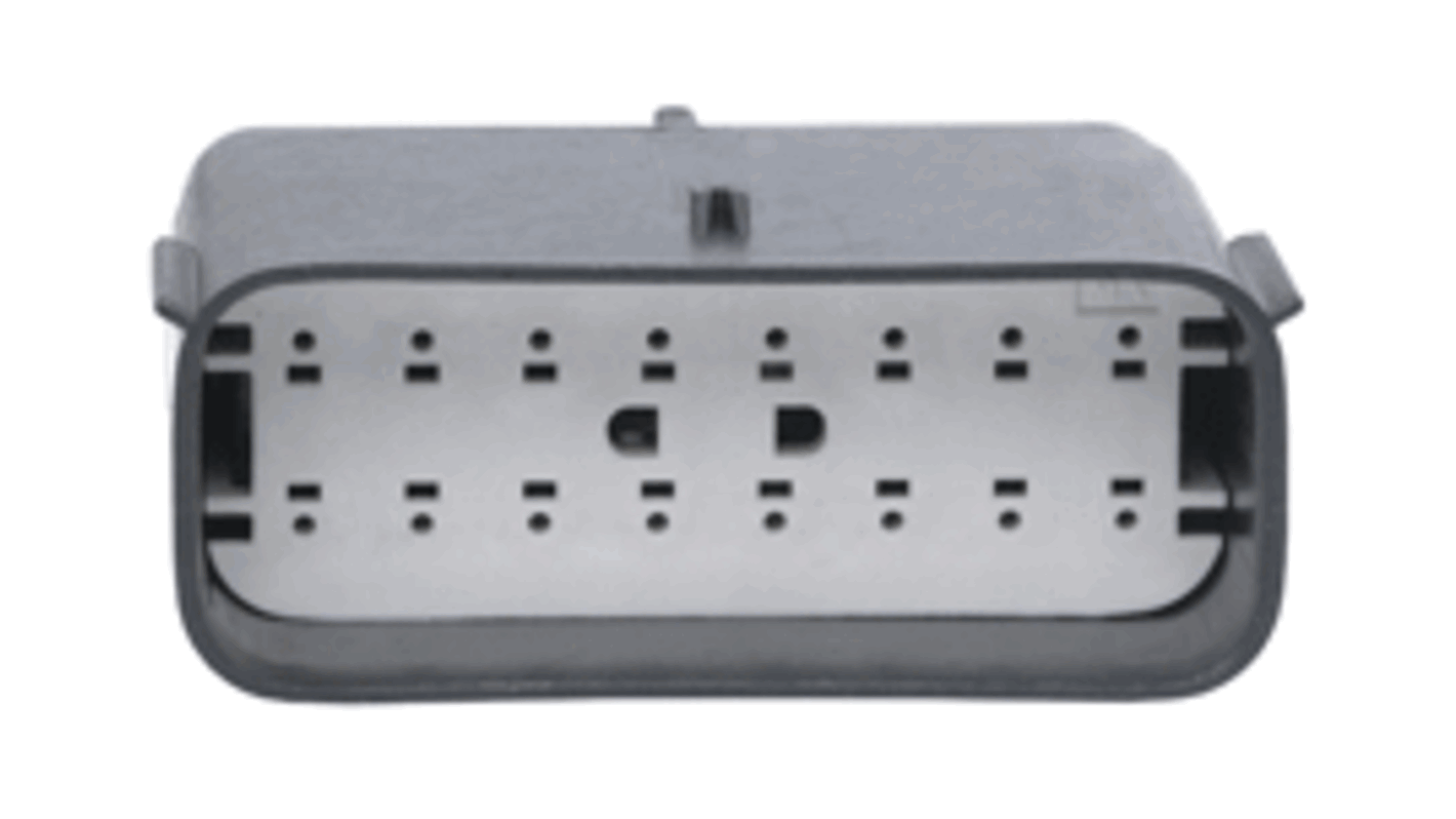 Molex, 19419 Connector Housing Plug Black Cable Mount 16 Way, Crimp Termination 19419-0021