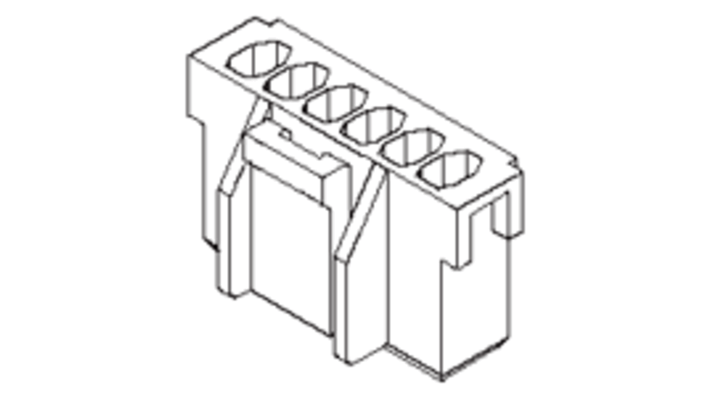 Molex, 35155 Receptacle Connector Housing, 2.5mm Pitch, 12 Way, 1 Row