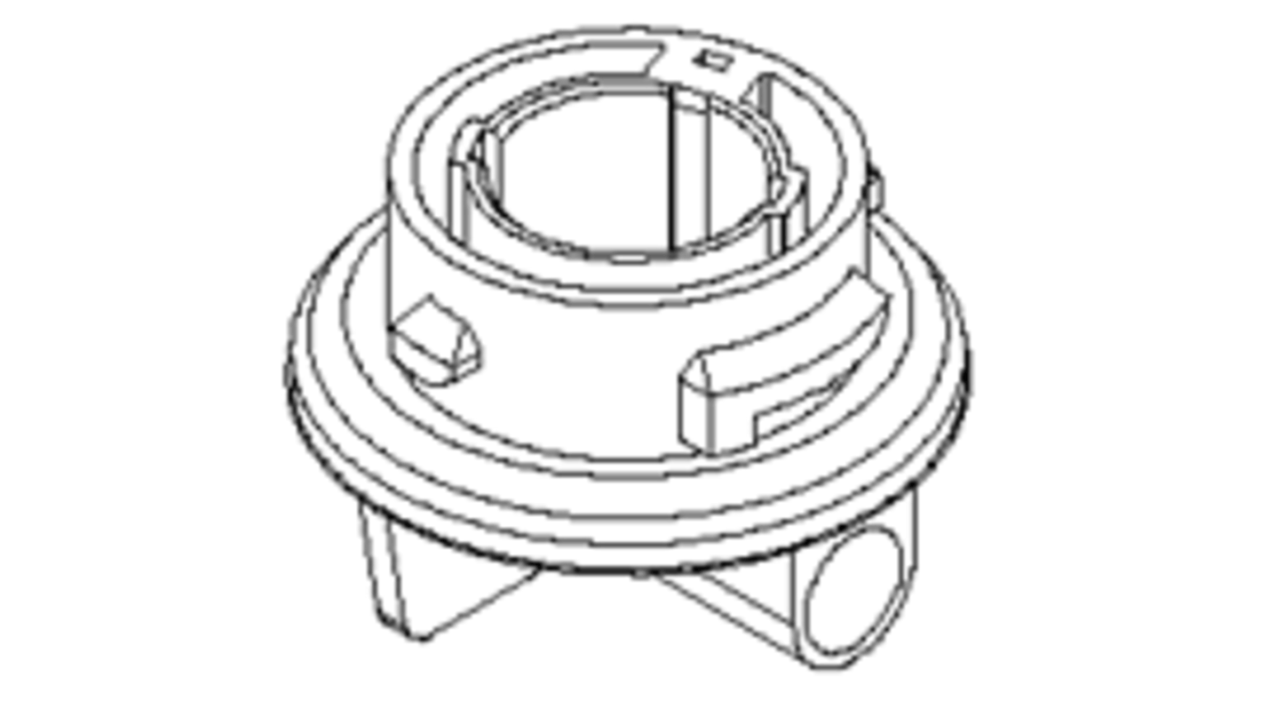 Molex, 35843 Connector Housing Socket Grey 2 Way, Through Hole Termination 35843-1205