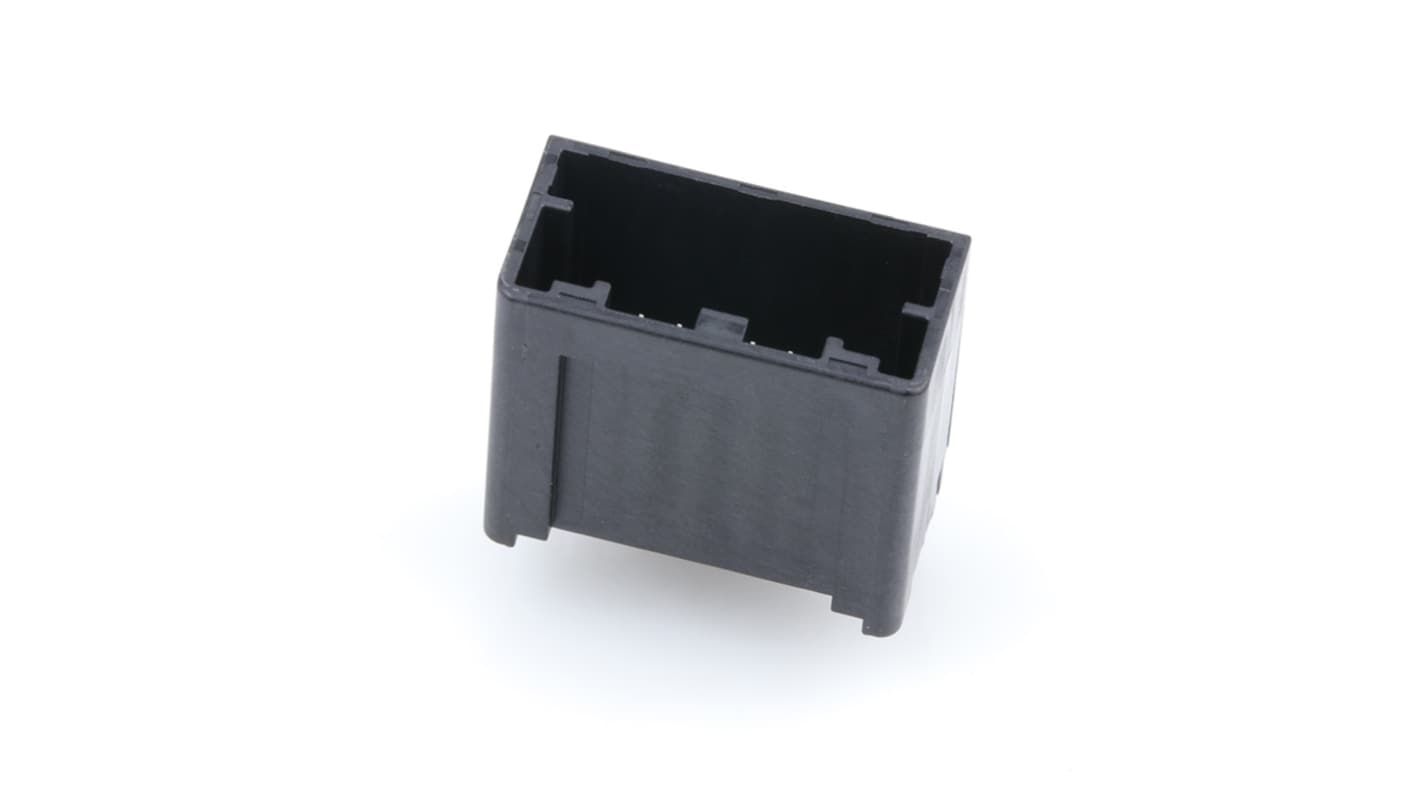 Molex, 34825 Header Plug Black Through Hole 12 Way, Solder Termination 34825-0124