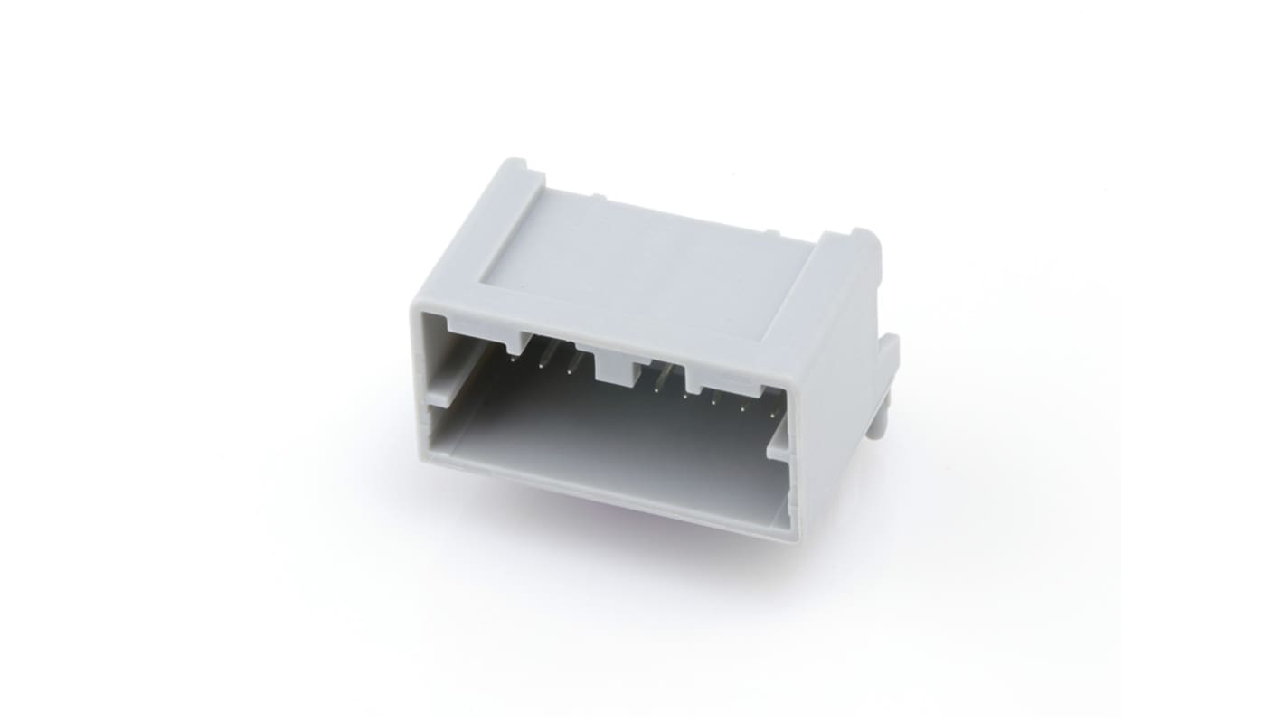 Molex, 34826 Header Plug Grey Through Hole 16 Way, Solder Termination 34826-0161