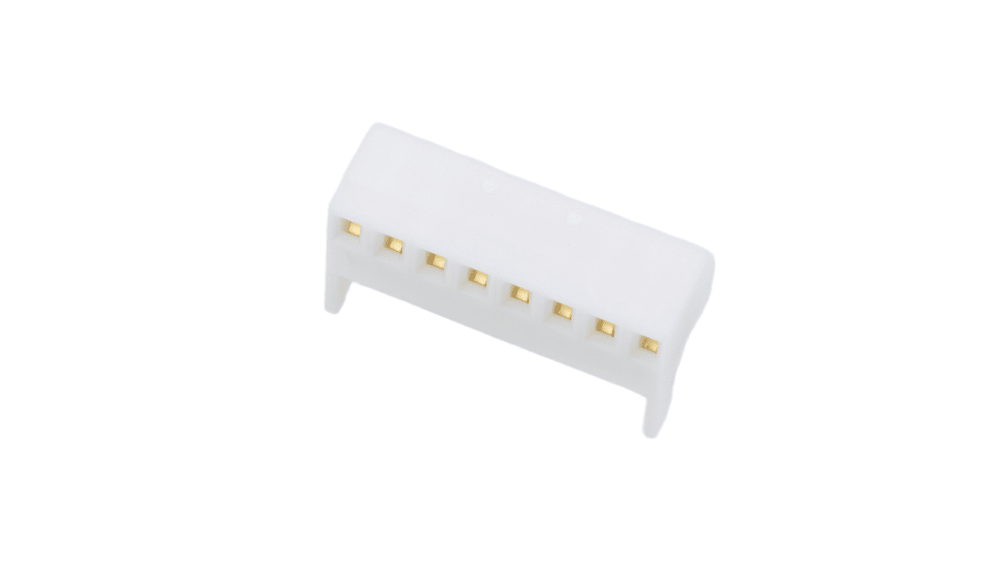 Molex 4455 Series Right Angle Through Hole PCB Header, 8 Contact(s), 2.54mm Pitch, 1 Row(s), Shrouded