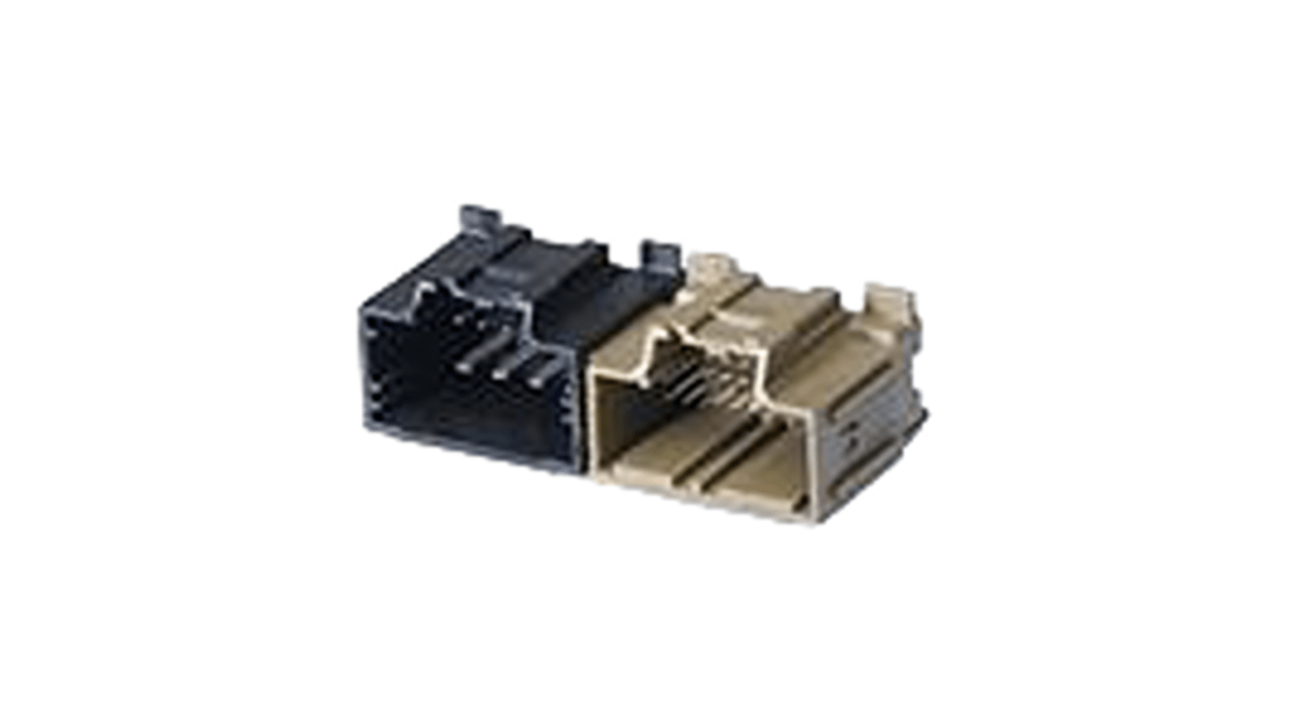 Molex, 34708 Header Plug Black Through Hole 24 Way, Solder Termination 34708-2028