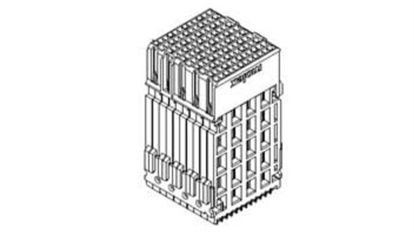 Molex 1.35mm Pitch Connector Backplane Connector, Receptacle, Vertical, 16 Column, 12 Row, 192 Way, 170390