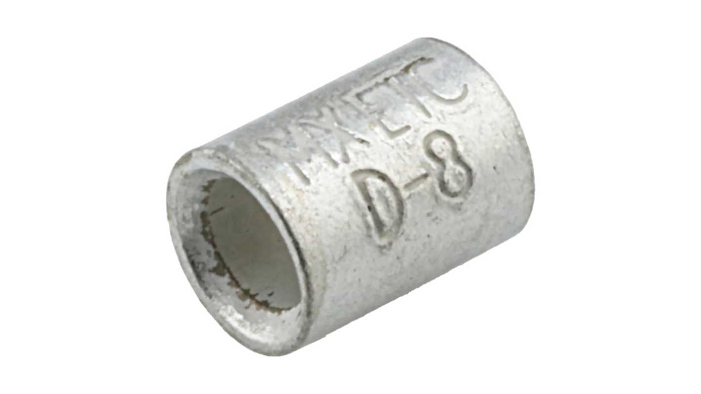 Molex, 19205 Parallel Splice Connector, Silver, Uninsulated, Tin 8 AWG