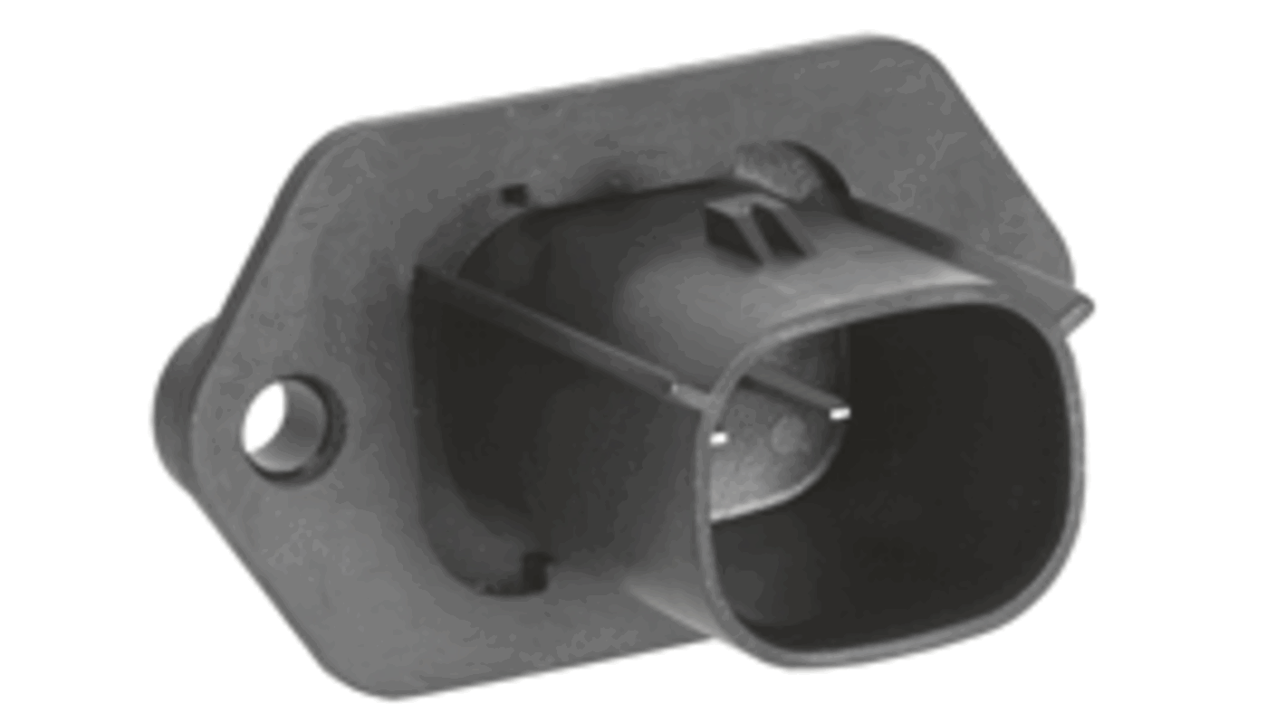 Molex, 19428 Header Plug Black Through Hole 2 Way, Solder Termination 19428-0009