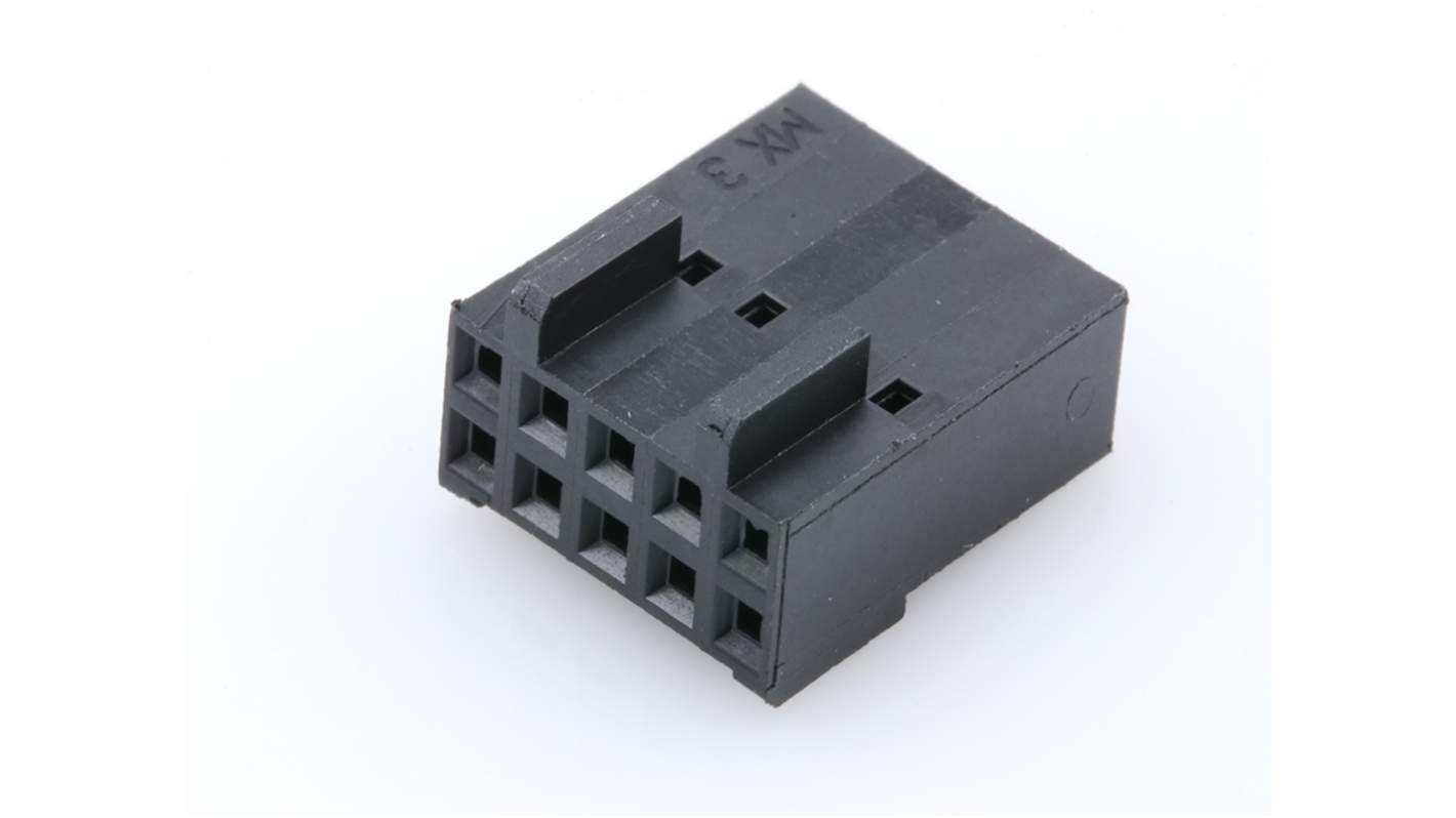 Molex, 70450 Female Connector Housing, 2.54mm Pitch, 10 Way, 2 Row