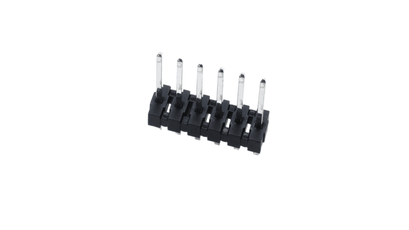 Molex 41661 Series Vertical Through Hole PCB Header, 6 Contact(s), 3.96mm Pitch, 1 Row(s), Shrouded