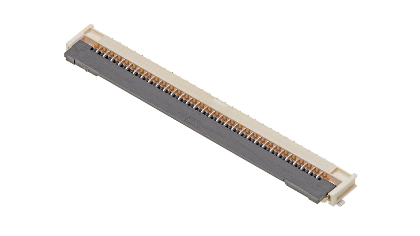 Molex, 2005, 200528-0301 1mm Pitch 30 Way Right Angle FPC Connector, Bottom Contact