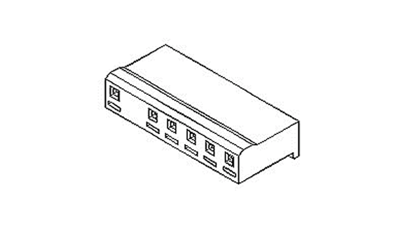 Molex, 5198 Female Connector Housing, 5.08mm Pitch, 2 Way, 1 Row
