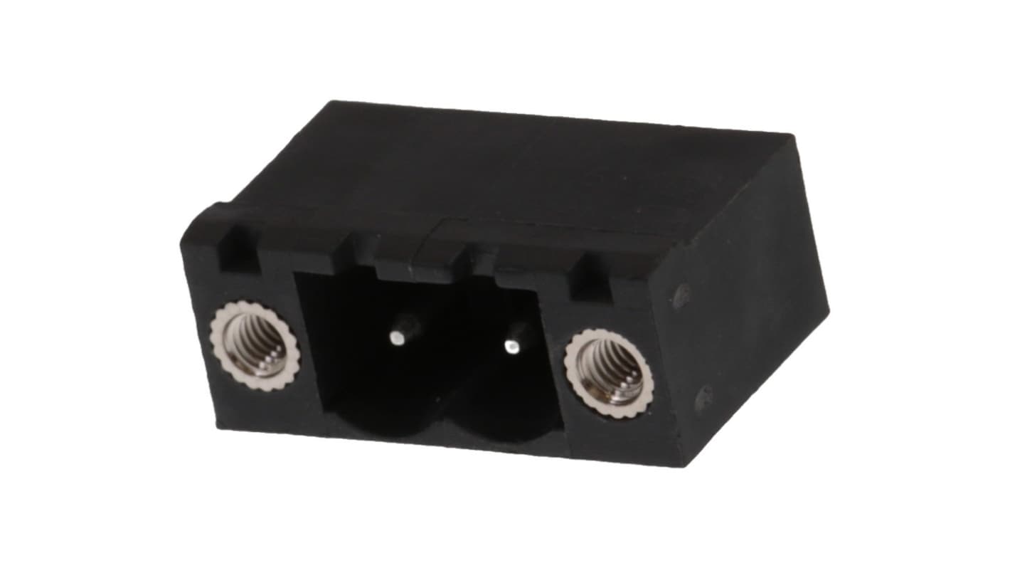 Molex, 5mm Pitch, 39526, 2 Way, Right Angle, Pluggable Terminal Block, Header, 39526-0002