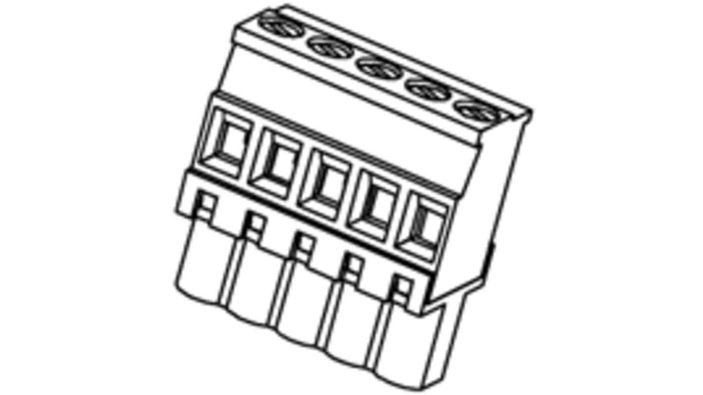 Molex, 5.08mm Pitch, 39533, 12 Way, Vertical, Pluggable Terminal Block, Plug, Cable Mount, Screw Termination, 39533-3512
