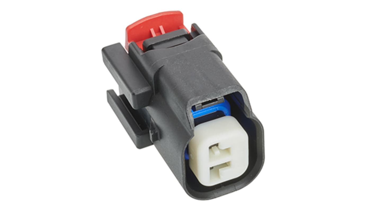 Molex, 34062 Connector Housing Receptacle Black Cable Mount 2 Way, Crimp Termination 34062-4009