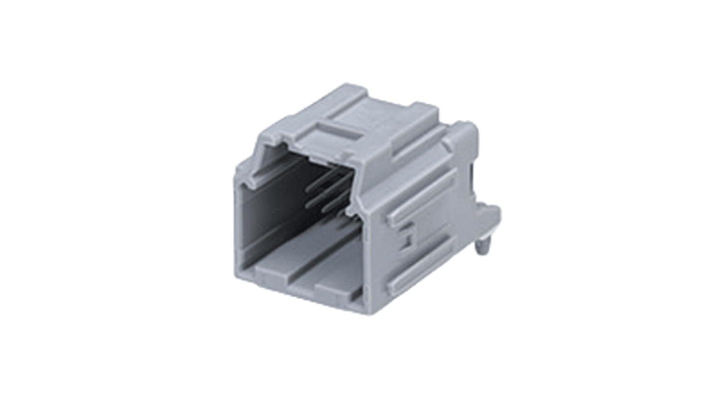 Molex, 34691 Header Plug Grey Through Hole 12 Way, Solder Termination 34691-0121