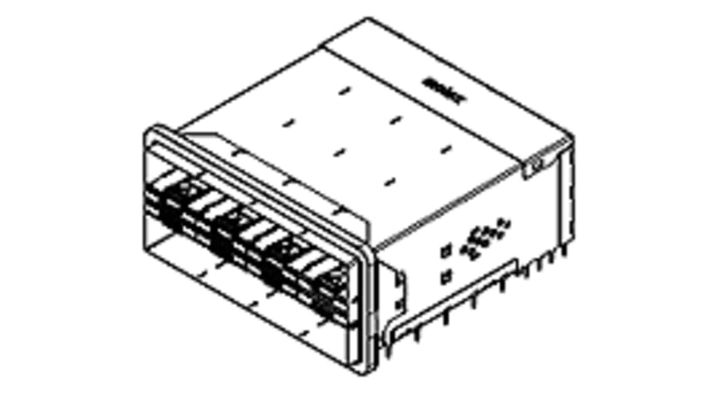 Molex zSFP+ I/O Connector Female 12-Port 240-Position, 170071-6013