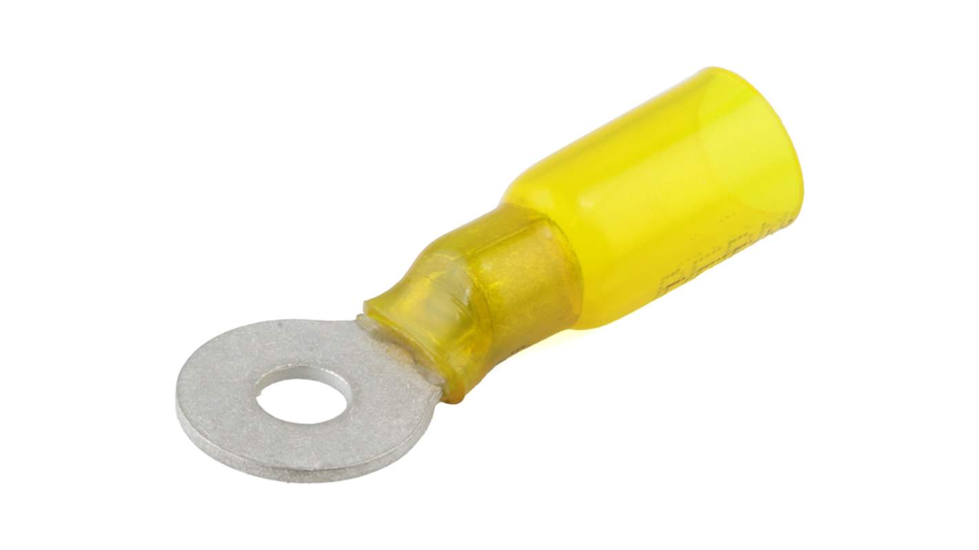 Molex Insulated Ring Terminal, M5 Stud Size, Yellow