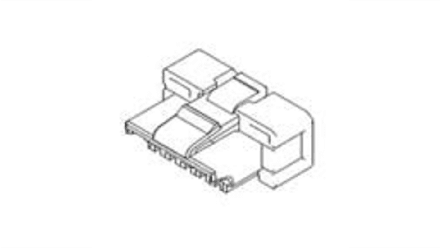 Molex, 104092 Receptacle Crimp Connector Housing, 1.25mm Pitch, 5 Way, 1 Row
