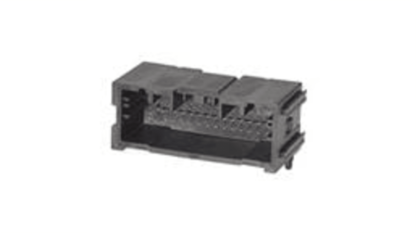 Molex, 34961 Header Plug Dark Grey Through Hole 38 Way, Solder Termination 34961-0382