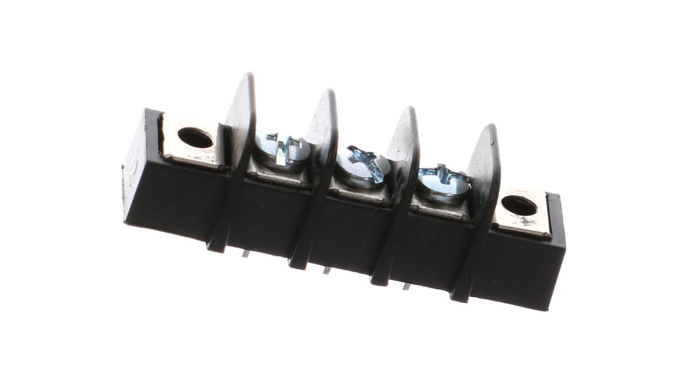 Molex Barrier Strip, 3 Contact, 9.53mm Pitch, 1 Row, 15A, 300 V
