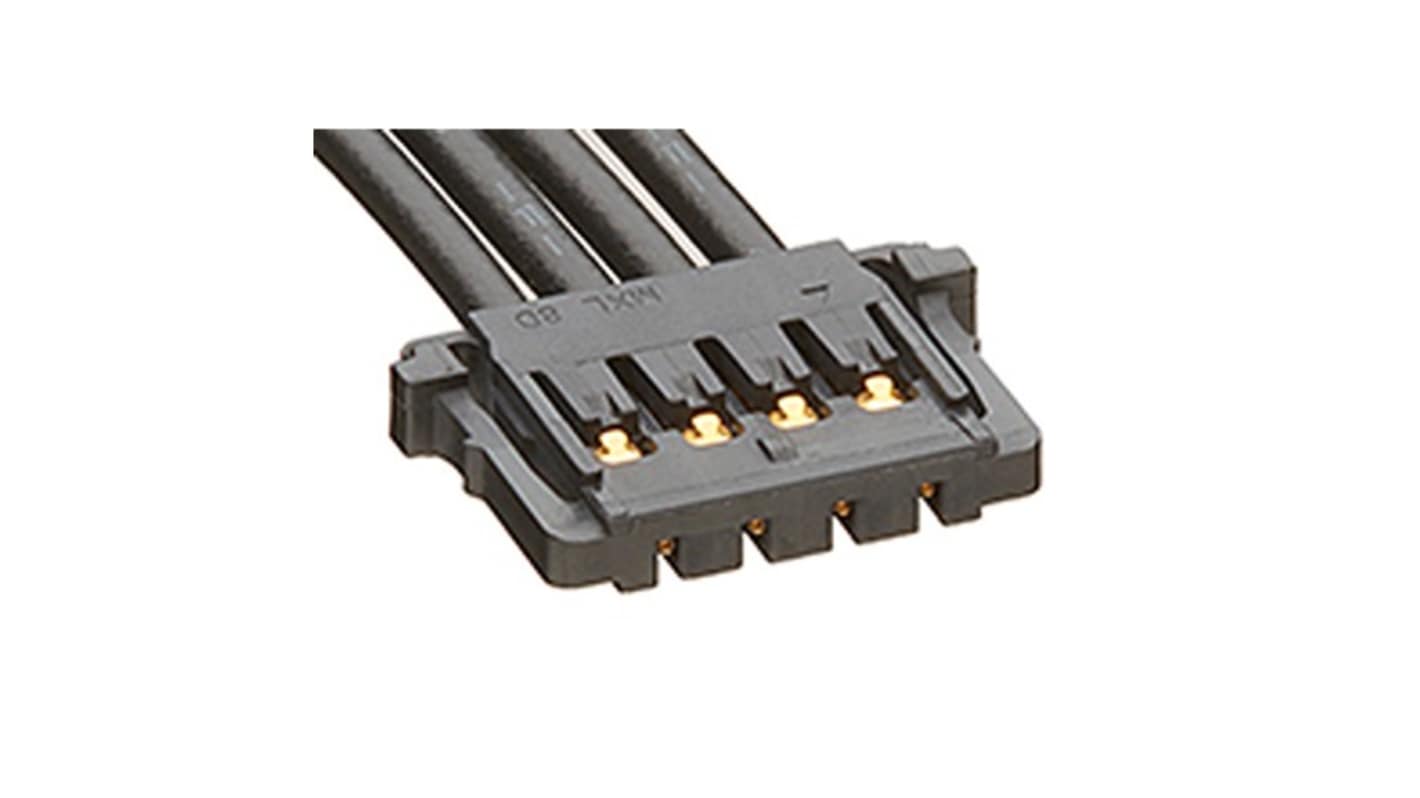 Molex 4 Way Female Pico-Lock to 4 Way Female Pico-Lock Wire to Board Cable Assembly, 600mm