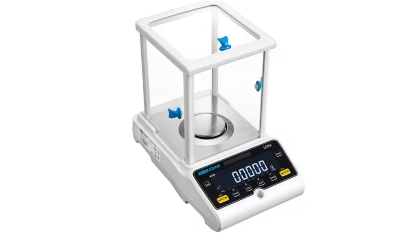 Adam Equipment Co Ltd Analytical Balance Weighing Scale, 250g Weight Capacity