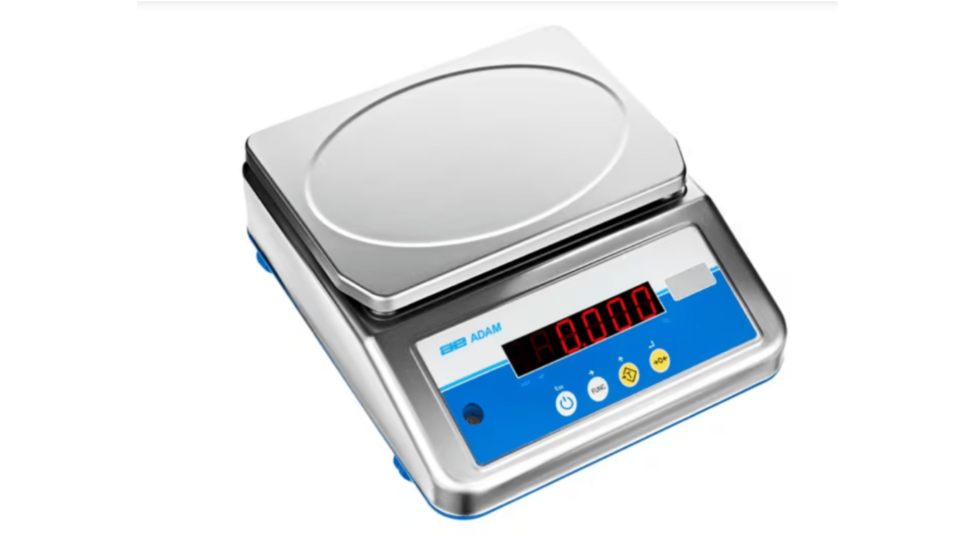 Adam Equipment Co Ltd Bench Waterproof Weighing Scale, 32kg Weight Capacity