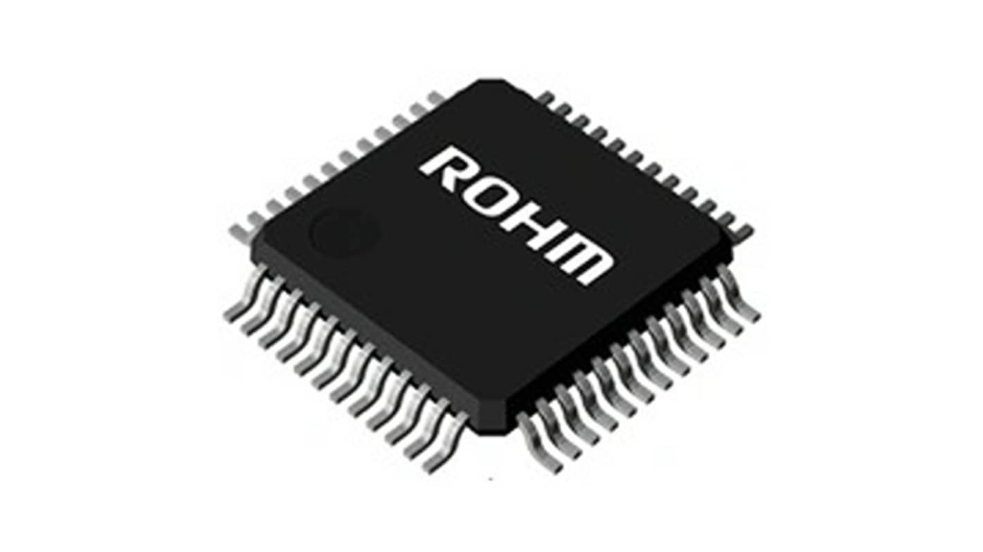 ROHM, 32bit 32-bit Cortex, ML63Q2557 Microcontroller, 48MHz, 256 kB Flash, 64-Pin P-TQFP64-1010-0.50-ZK6