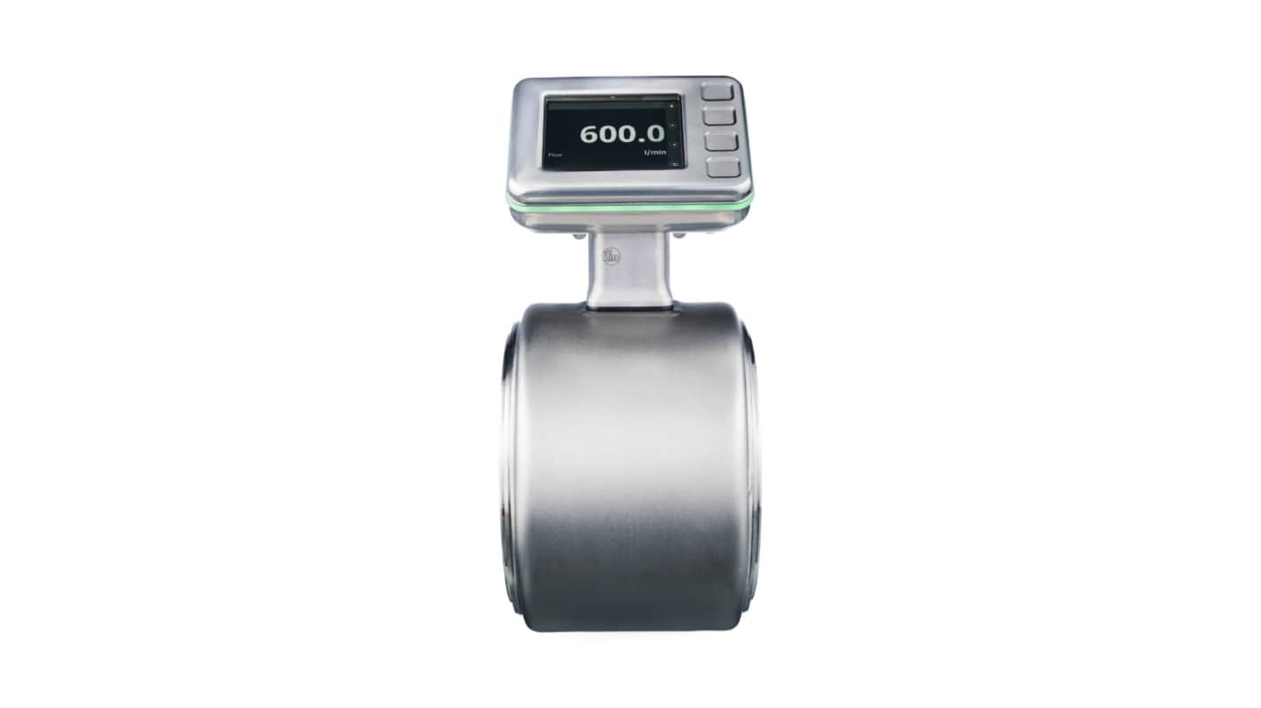 ifm electronic SMF Series Flow Controller, 5000 L/min, Analogue Output, 18 → 32 V, DN100 Pipe