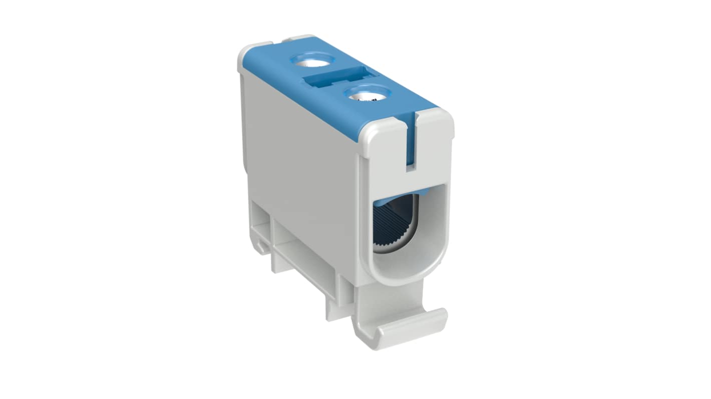 Legrand 0301 Series Compact Power Block for Use with Used To Connect Copper Or Aluminium Cables, 160A