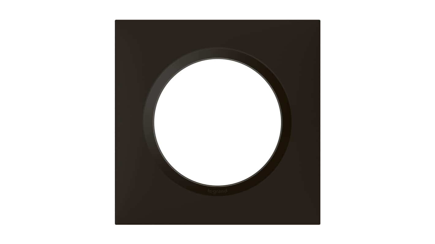 Legrand Black 1 Gang Cover Plate Plastic Faceplates & Mounting Plates